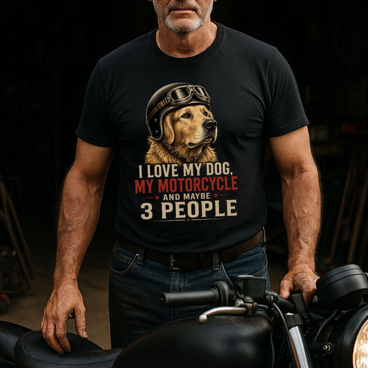 3 People Golden T-Shirt