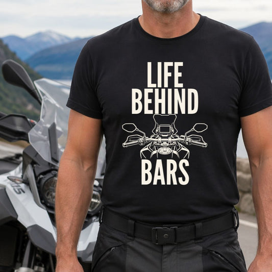 Behind Bars Adventure Bike T-Shirt