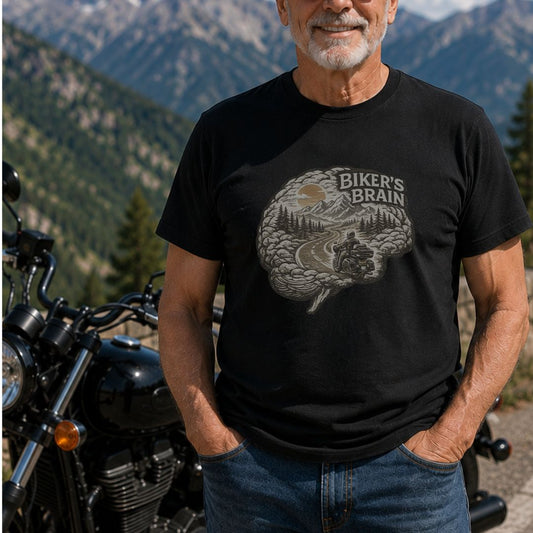 Biker's Brain (Garage Edition) T-Shirt
