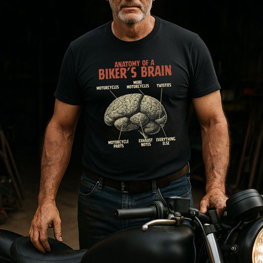 Biker's Brain (Garage Edition) T-Shirt
