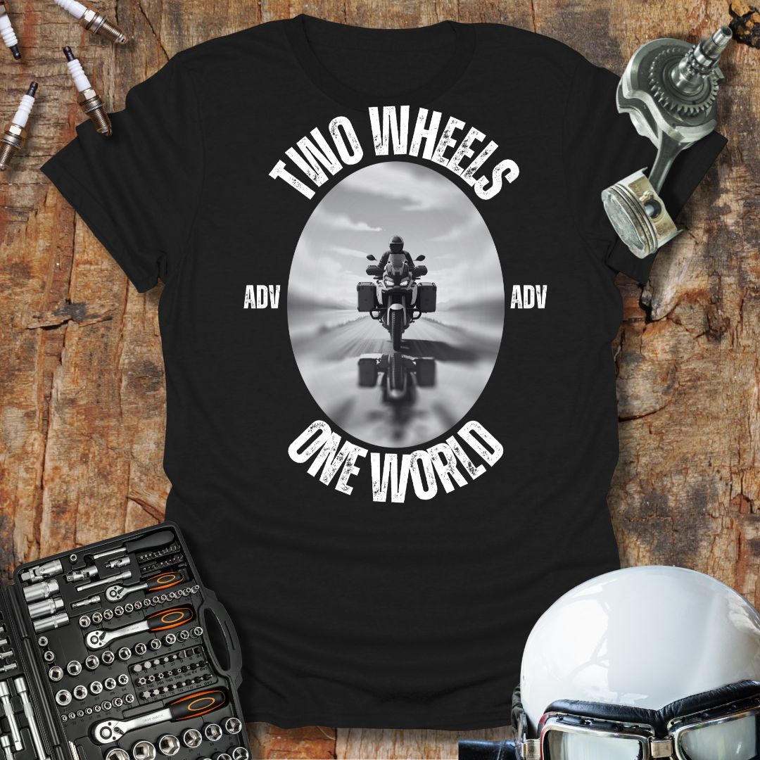 Two Wheels, One World T-Shirt