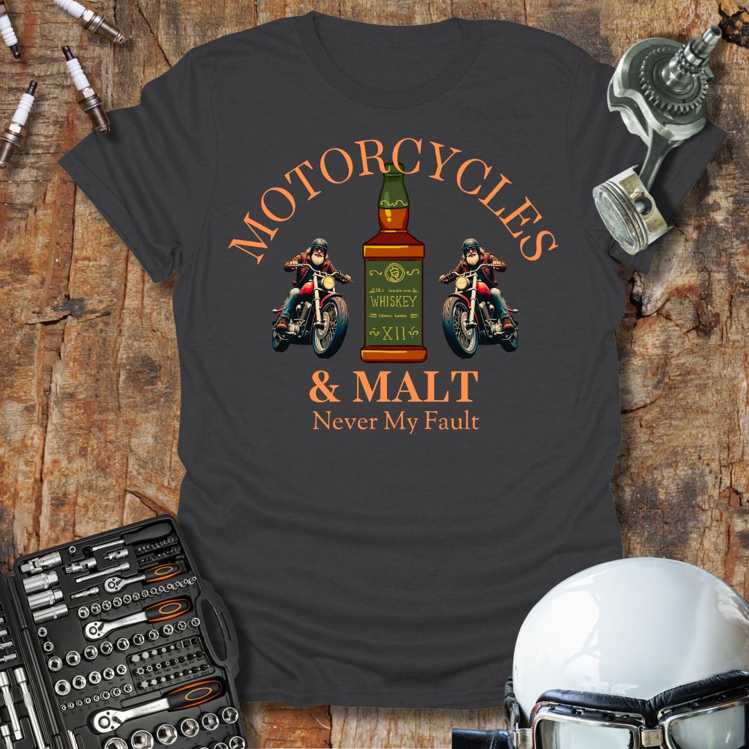 Motorcycles & Malt T-Shirt