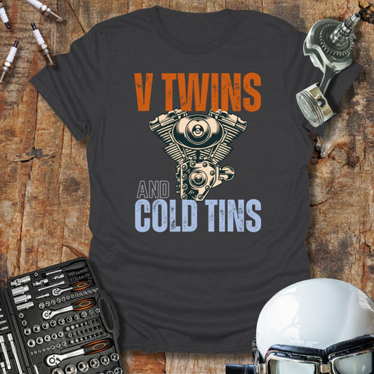 V Twins & Cold Tins T-Shirt