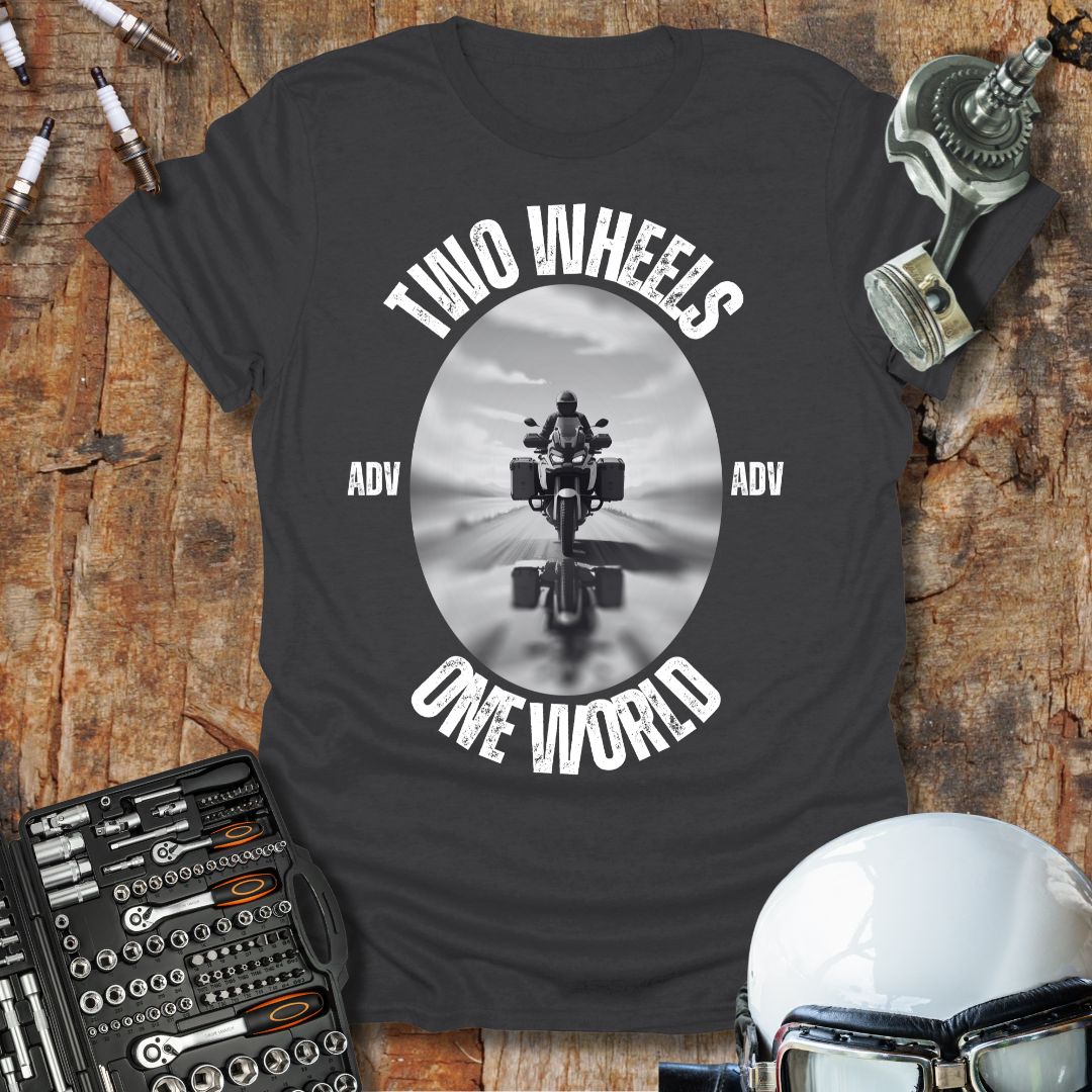Two Wheels, One World T-Shirt