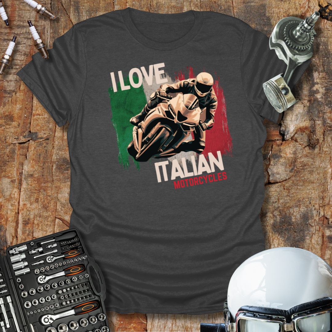 I Love Italian Bikes T-Shirt