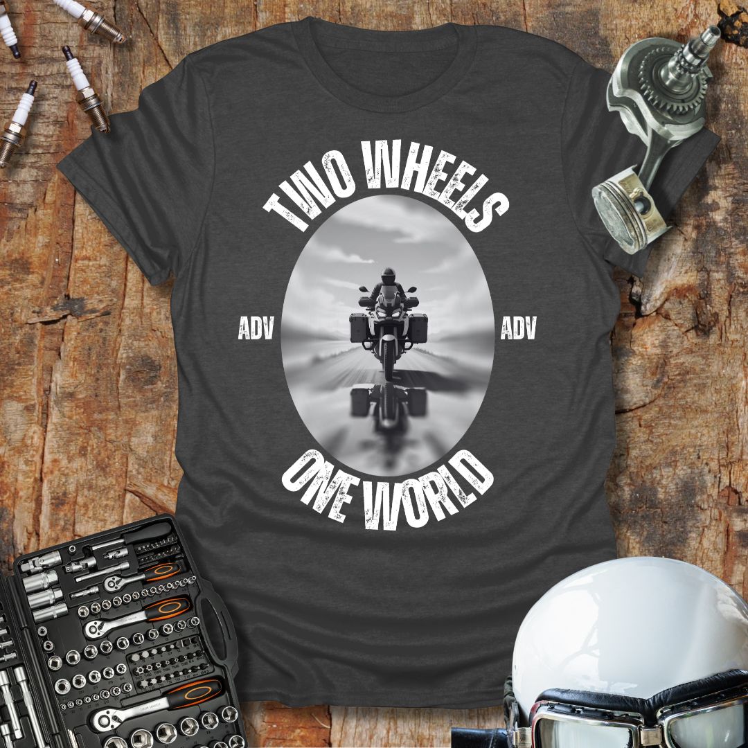 Two Wheels, One World T-Shirt