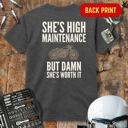 Damn: Front & Back Print T-Shirt