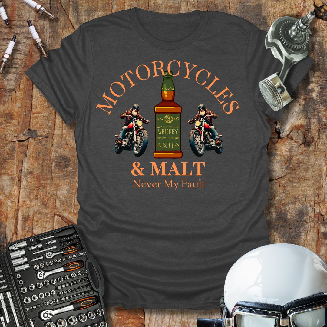 Motorcycles & Malt T-Shirt