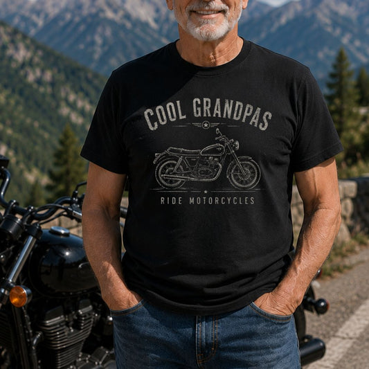 Grandpas Ride Motorcycles T-Shirt