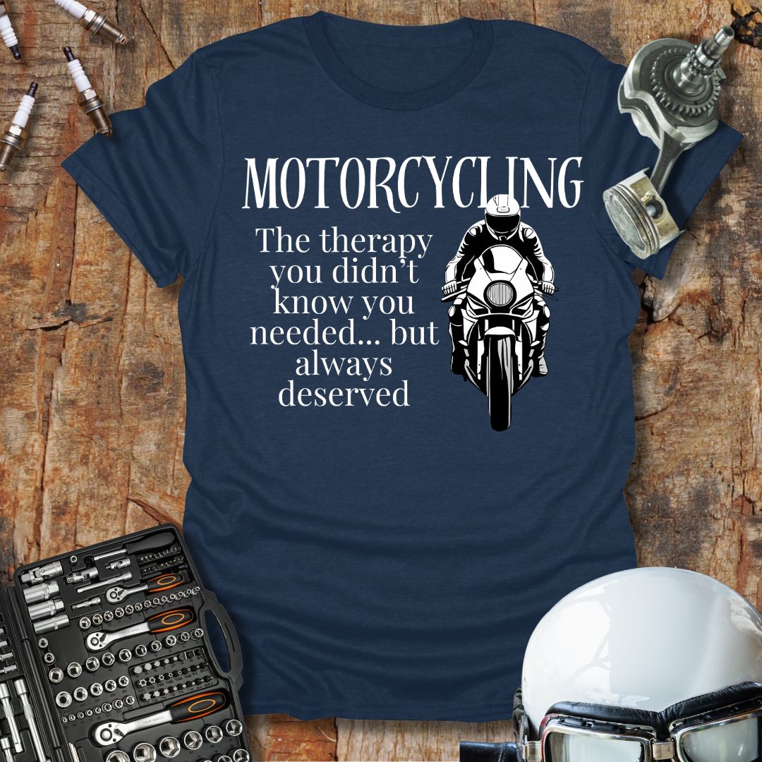 Motorcycling Therapy T-Shirt