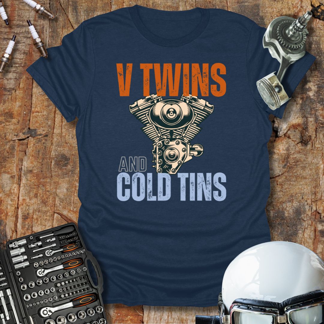 V Twins & Cold Tins T-Shirt
