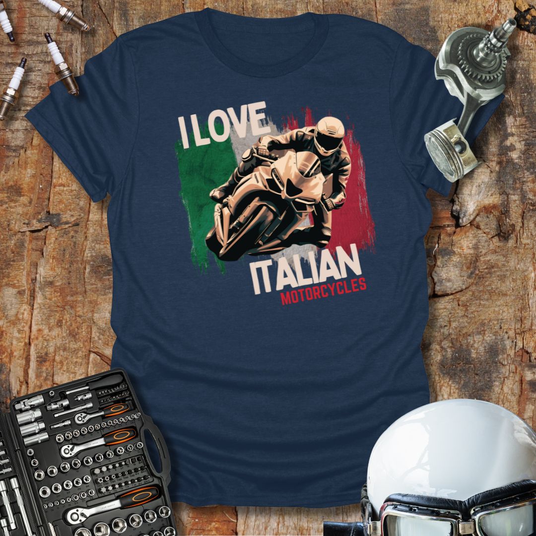 I Love Italian Bikes T-Shirt
