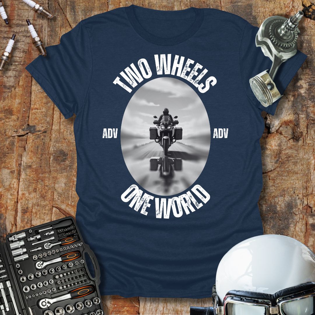 Two Wheels, One World T-Shirt