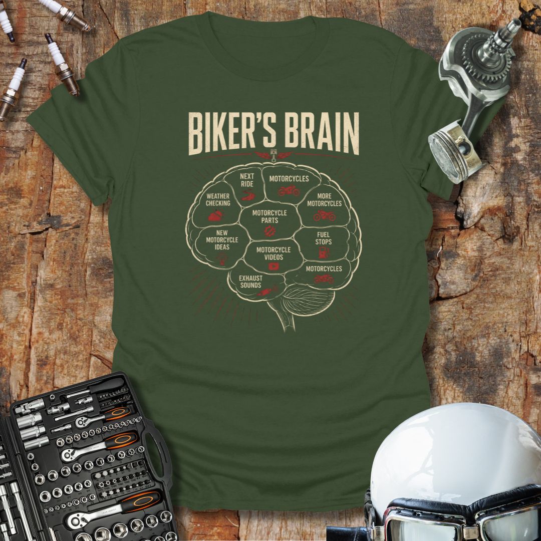 Biker's Brain T-Shirt