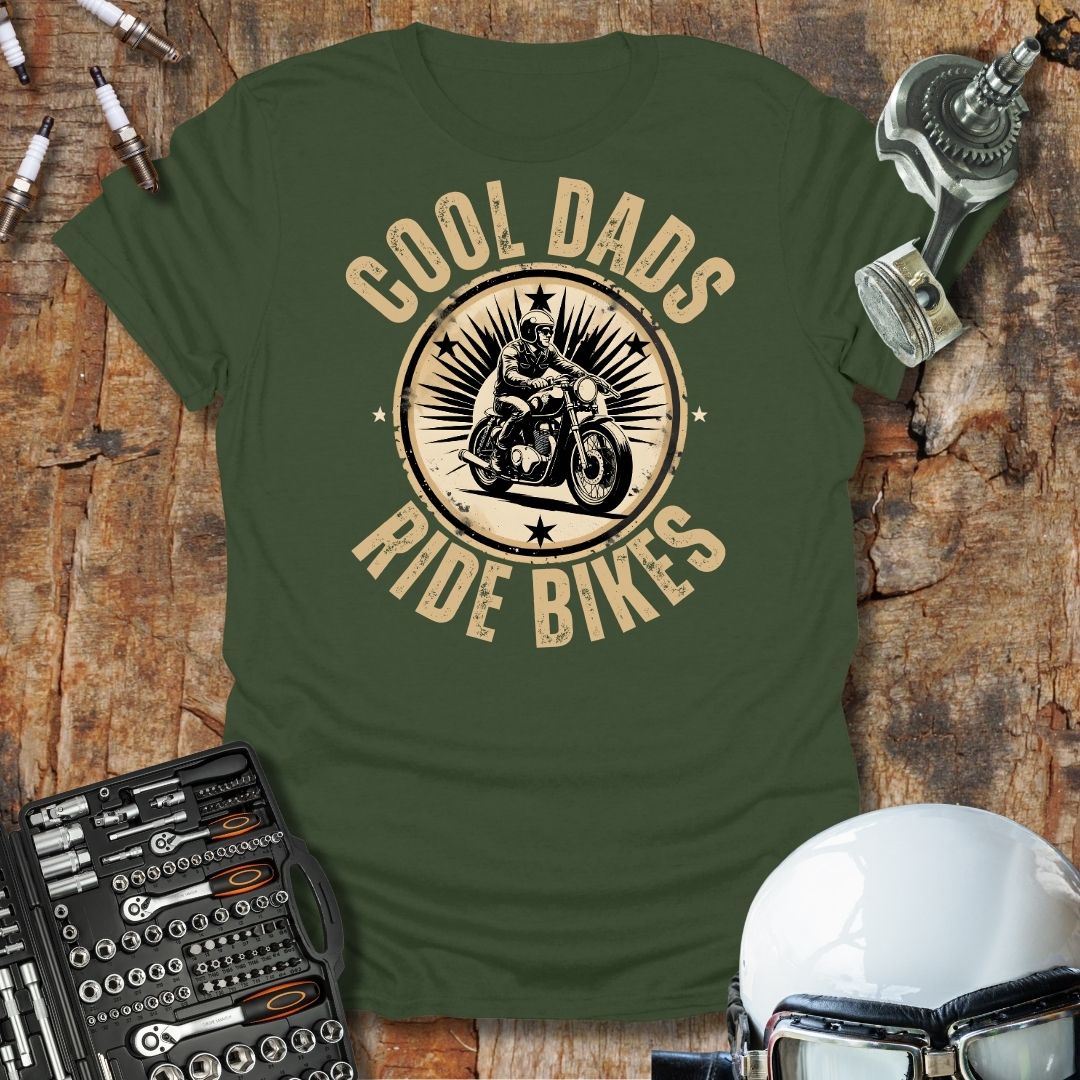 Cool Dads Ride Bikes T-Shirt