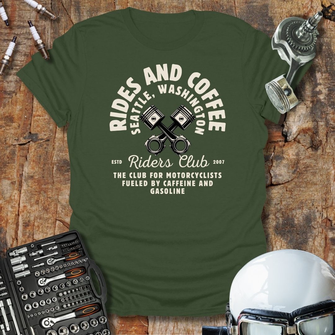 Rides and Coffee T-Shirt