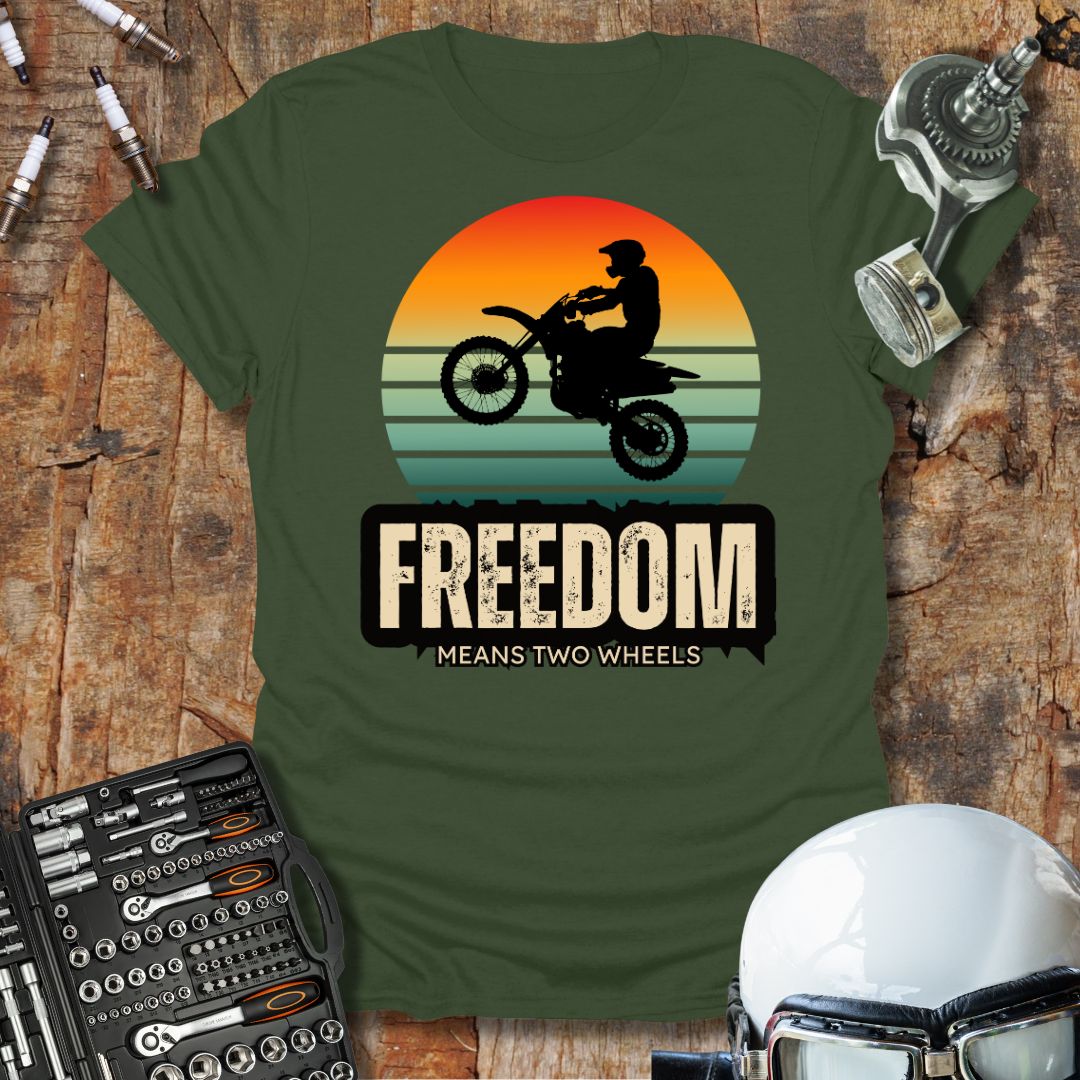 Freedom Means 2 Wheels T-Shirt