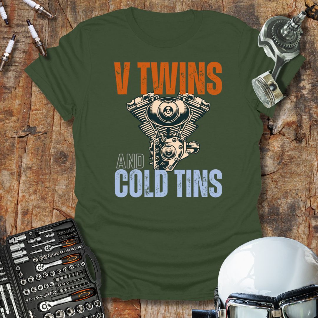 V Twins & Cold Tins T-Shirt