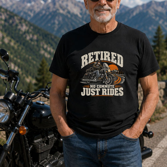 No Commute, Just Rides T-Shirt