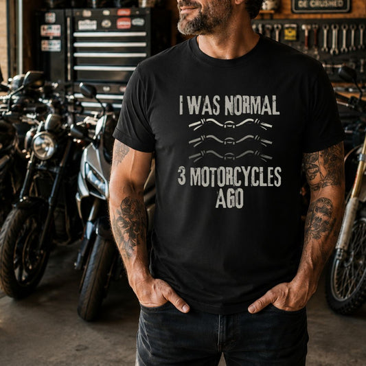 Normal 3 Motorcycles Ago T-Shirt