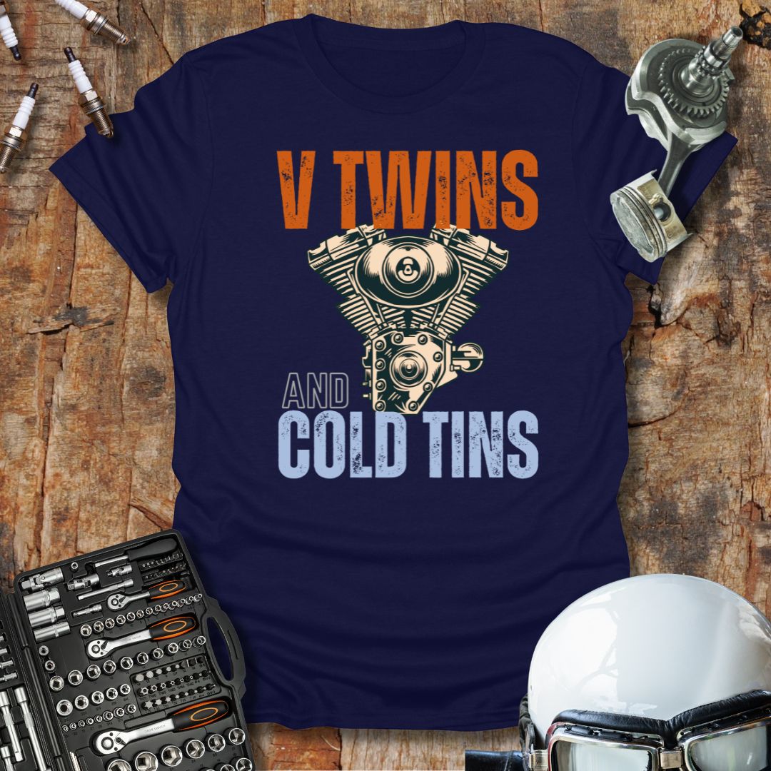 V Twins & Cold Tins T-Shirt