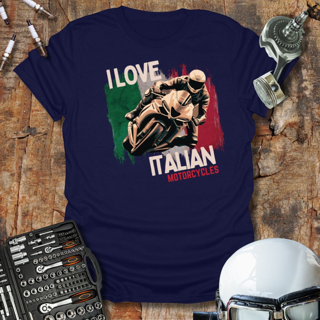 I Love Italian Bikes T-Shirt