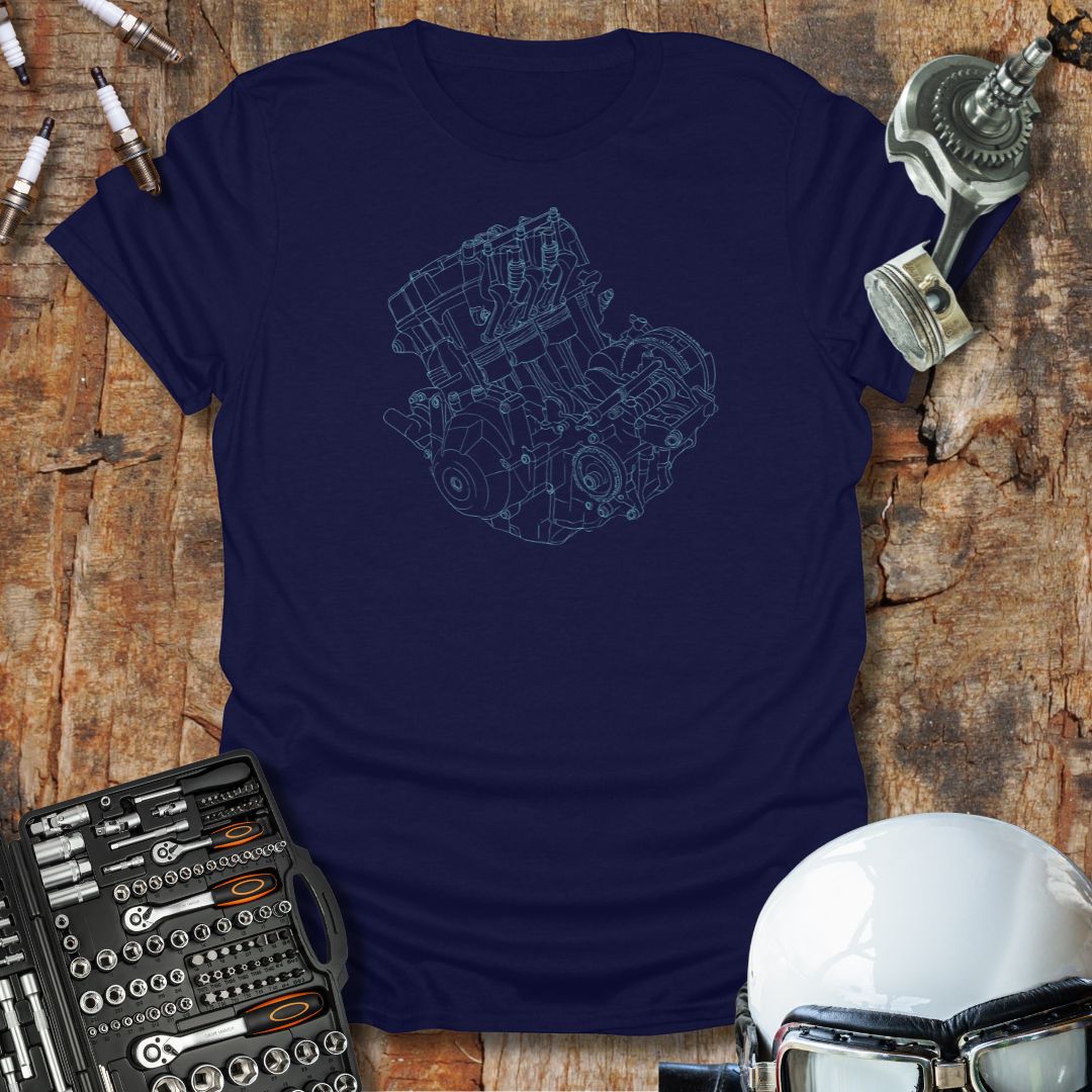 Inline Four Engine T-Shirt