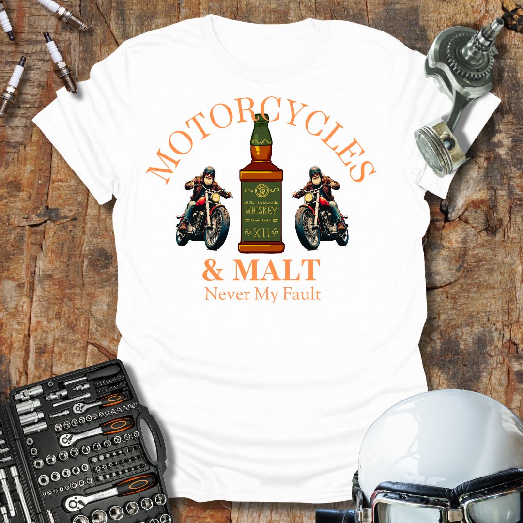 Motorcycles & Malt T-Shirt
