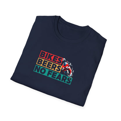 Bikes Beers No Fears T-Shirt