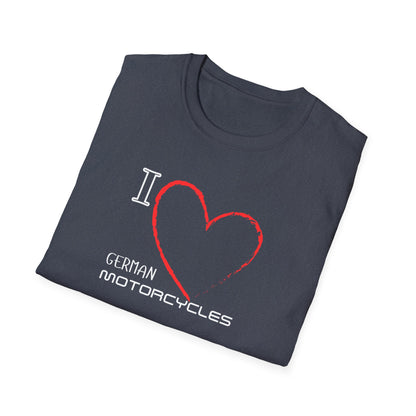 I Love German Motorcycles T-Shirt