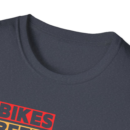 Bikes Beers No Fears (Txt) T-Shirt