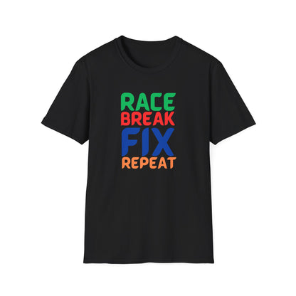 Race Break Fix Repeat T-Shirt