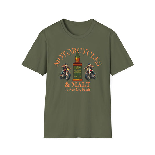 Motorcycles & Malt T-Shirt