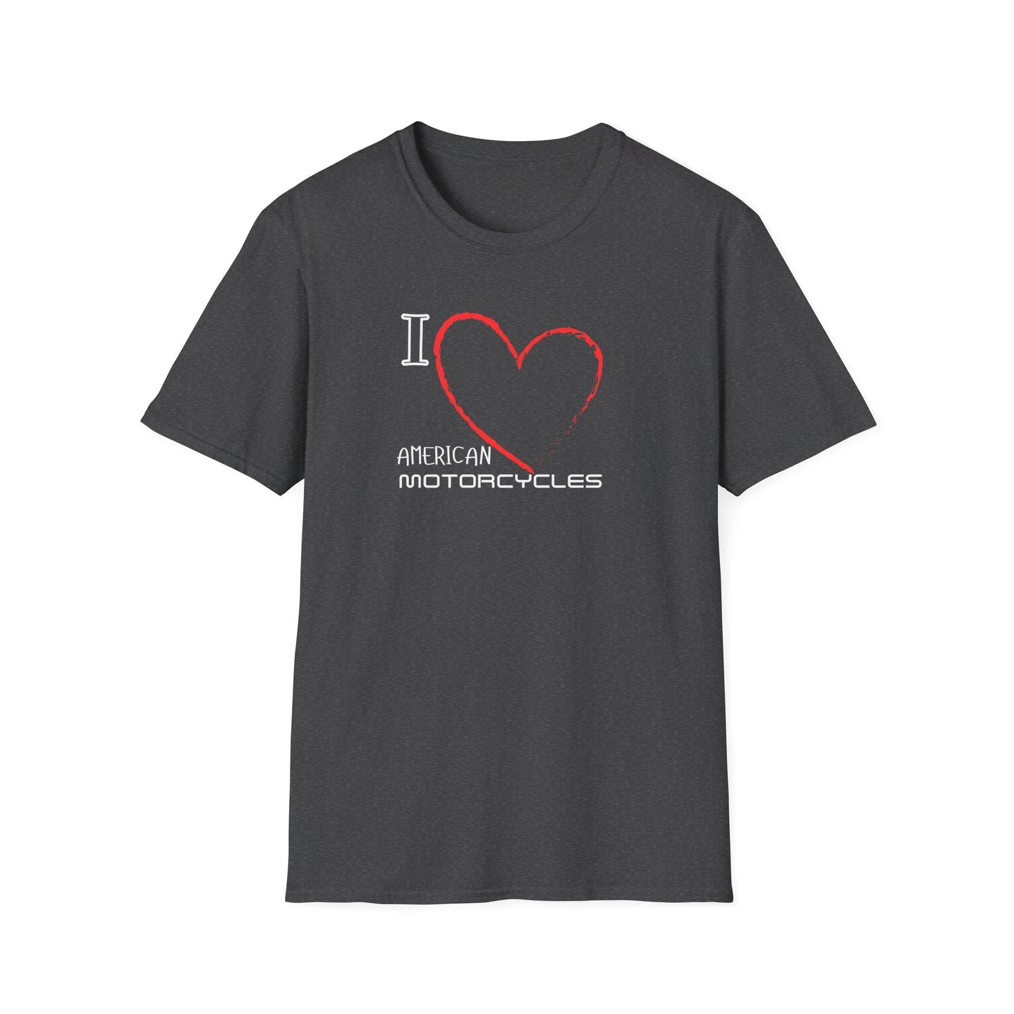 I Love American Motorcycles T-Shirt