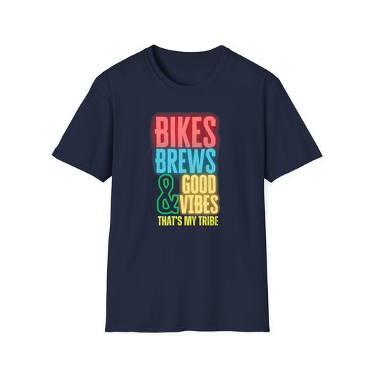 Bikes Brews & Good Vibes T-Shirt