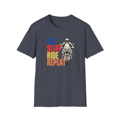 Eat Sleep Ride Repeat adv T-Shirt