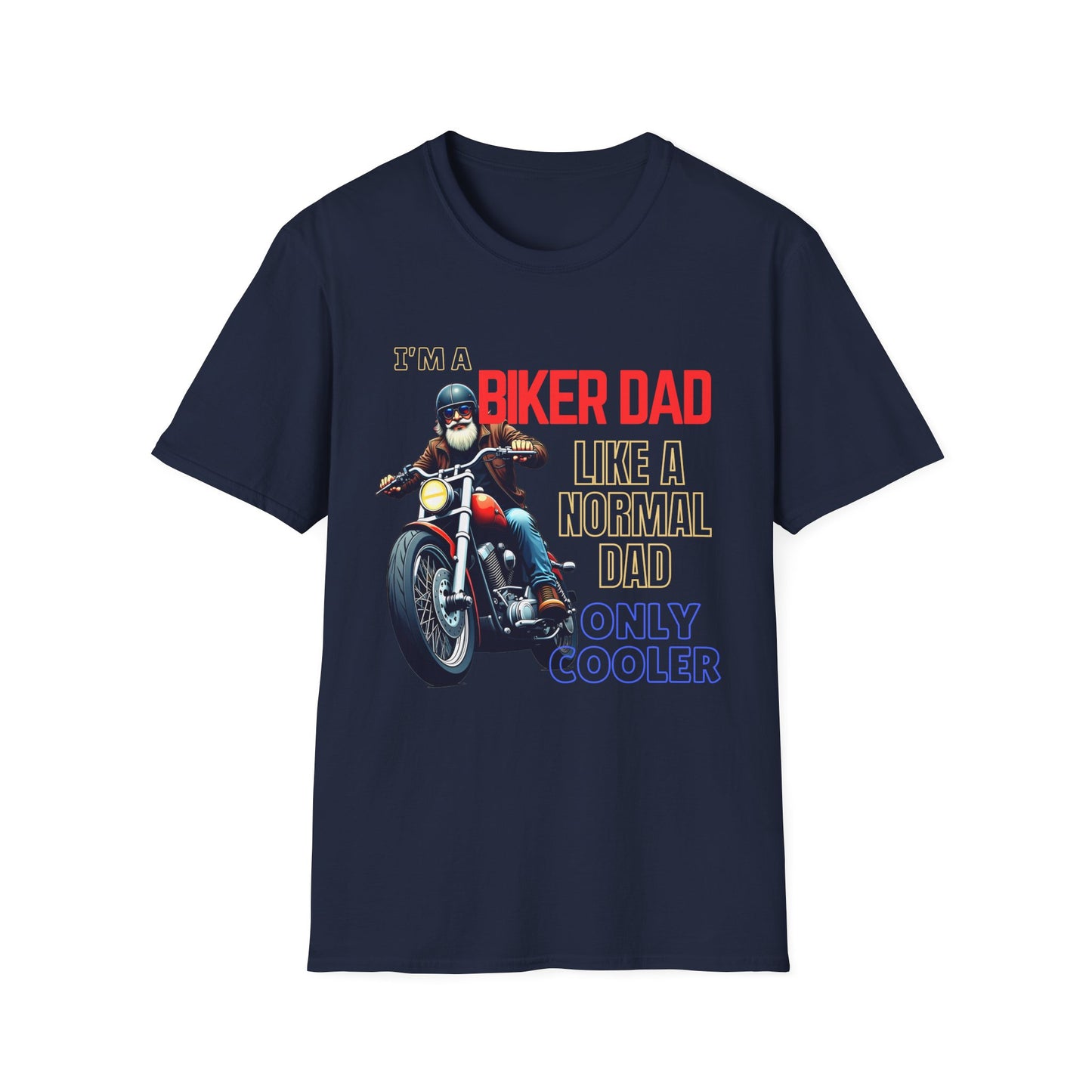 Cool Biker Dad T-Shirt