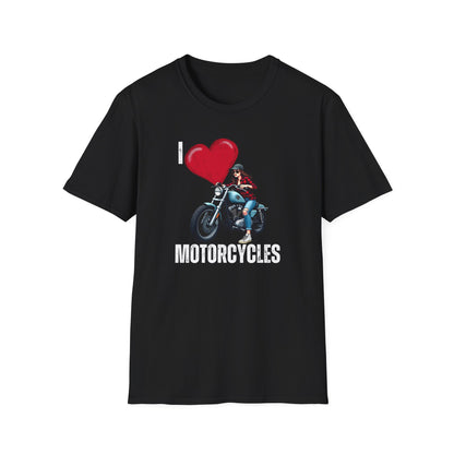 I Love Motorcycles T-Shirt