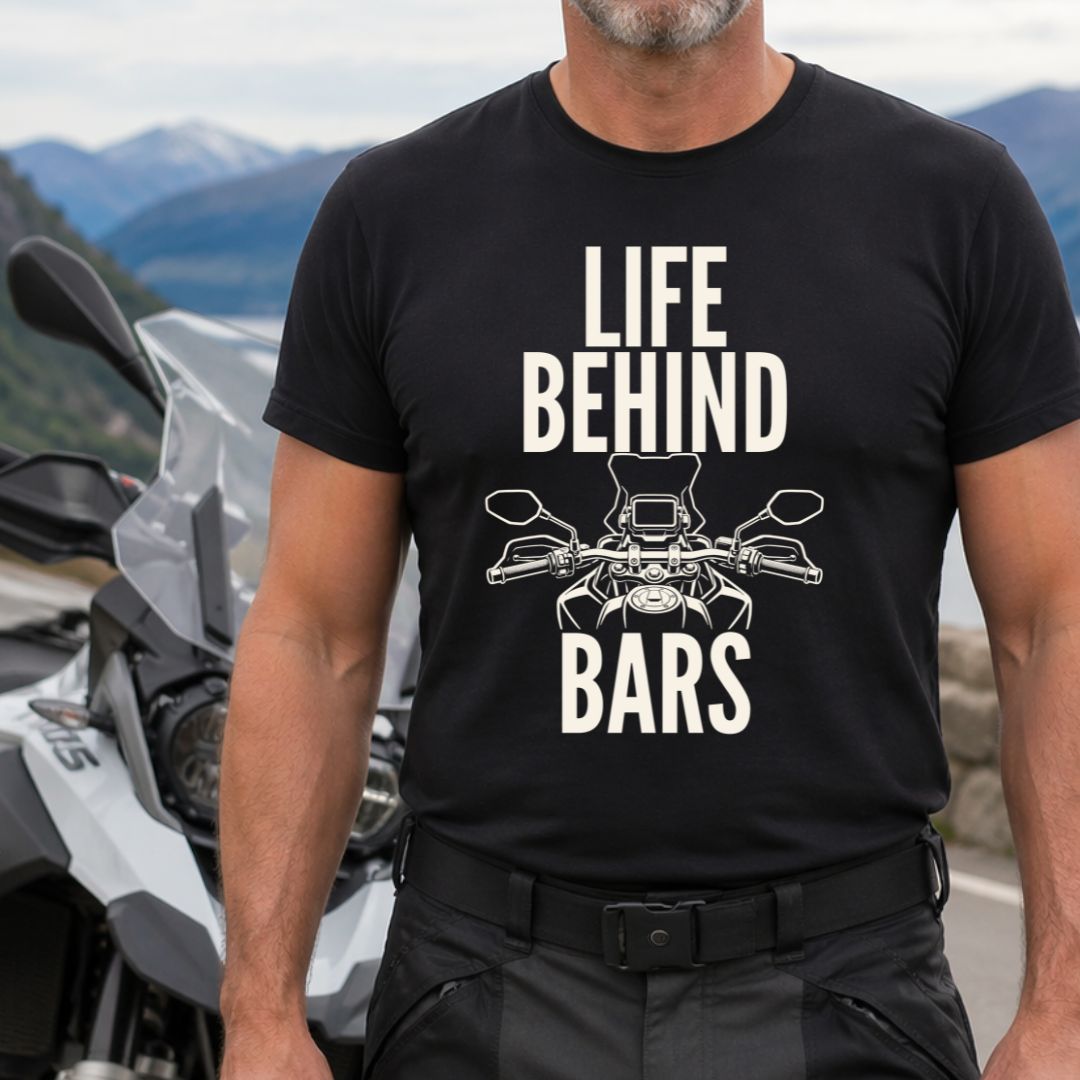 Behind Bars Adventure Bike T-Shirt