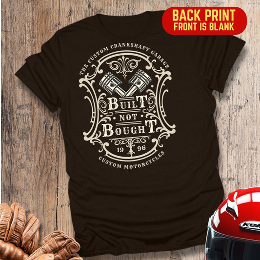 Custom Crankshaft Garage Back Print T-Shirt