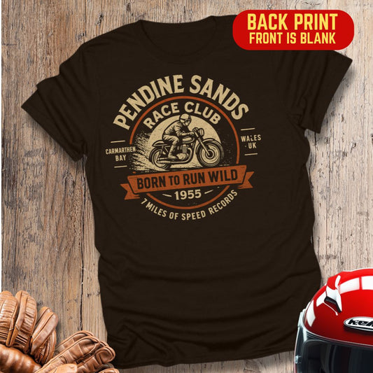 Pendine Sands Back Print T-Shirt