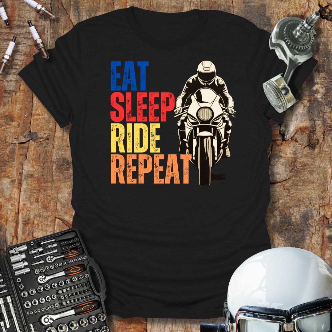 Eat Sleep Ride Repeat T-Shirt