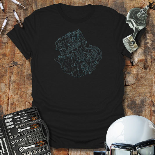 Inline Four Engine T-Shirt