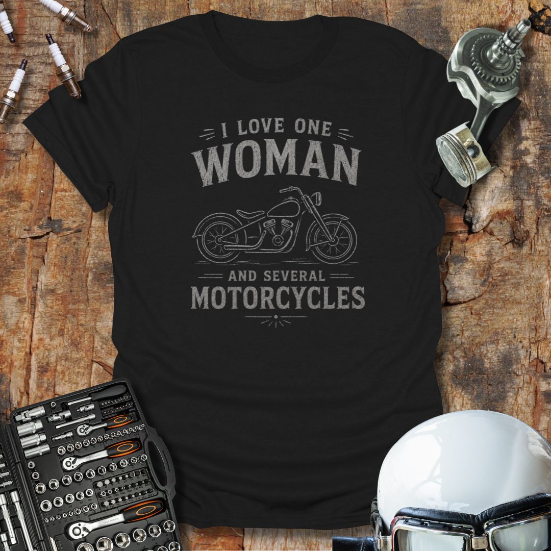 One Woman Several Motorcycles T-Shirt