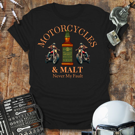 Motorcycles & Malt T-Shirt