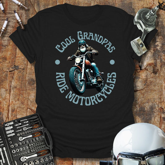Cool Grandpas Ride Bikes T-Shirt