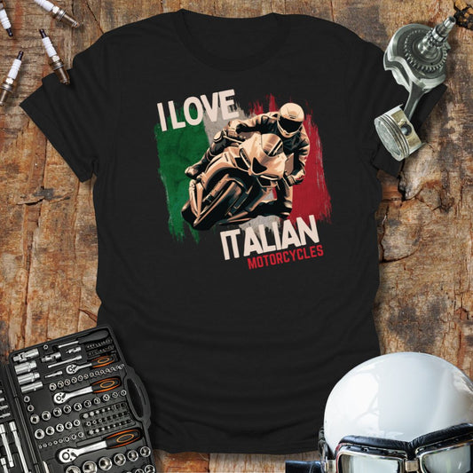 I Love Italian Bikes T-Shirt