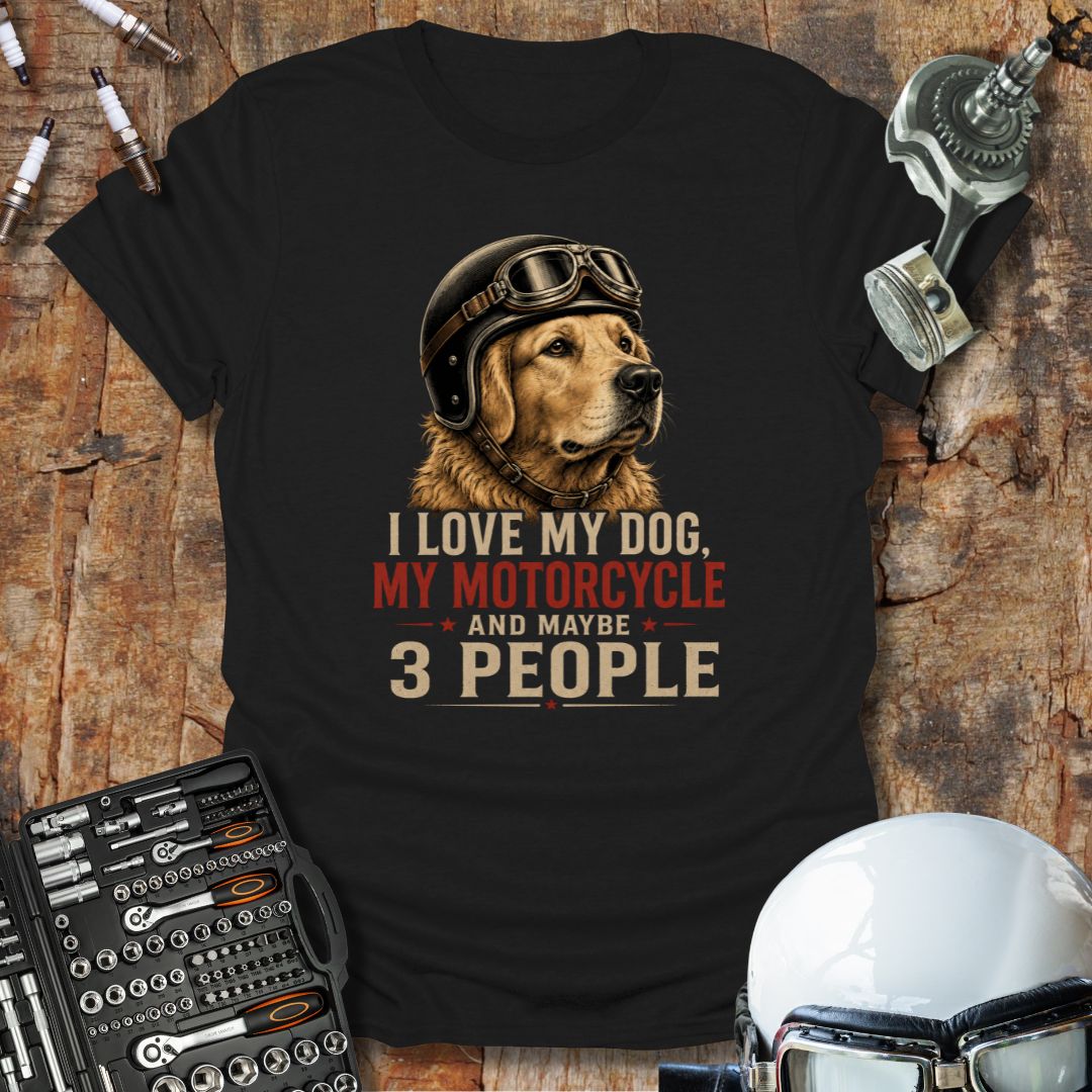 3 People Golden T-Shirt