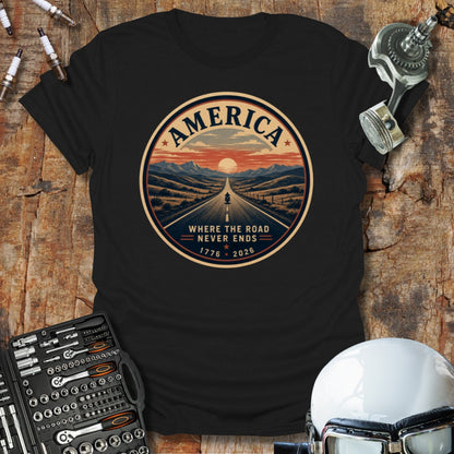 Where the Road Never Ends T-Shirt