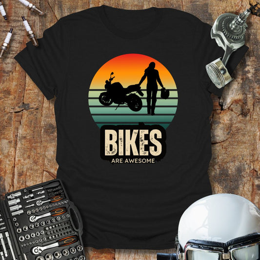 Bikes Are Awesome (F) T-Shirt